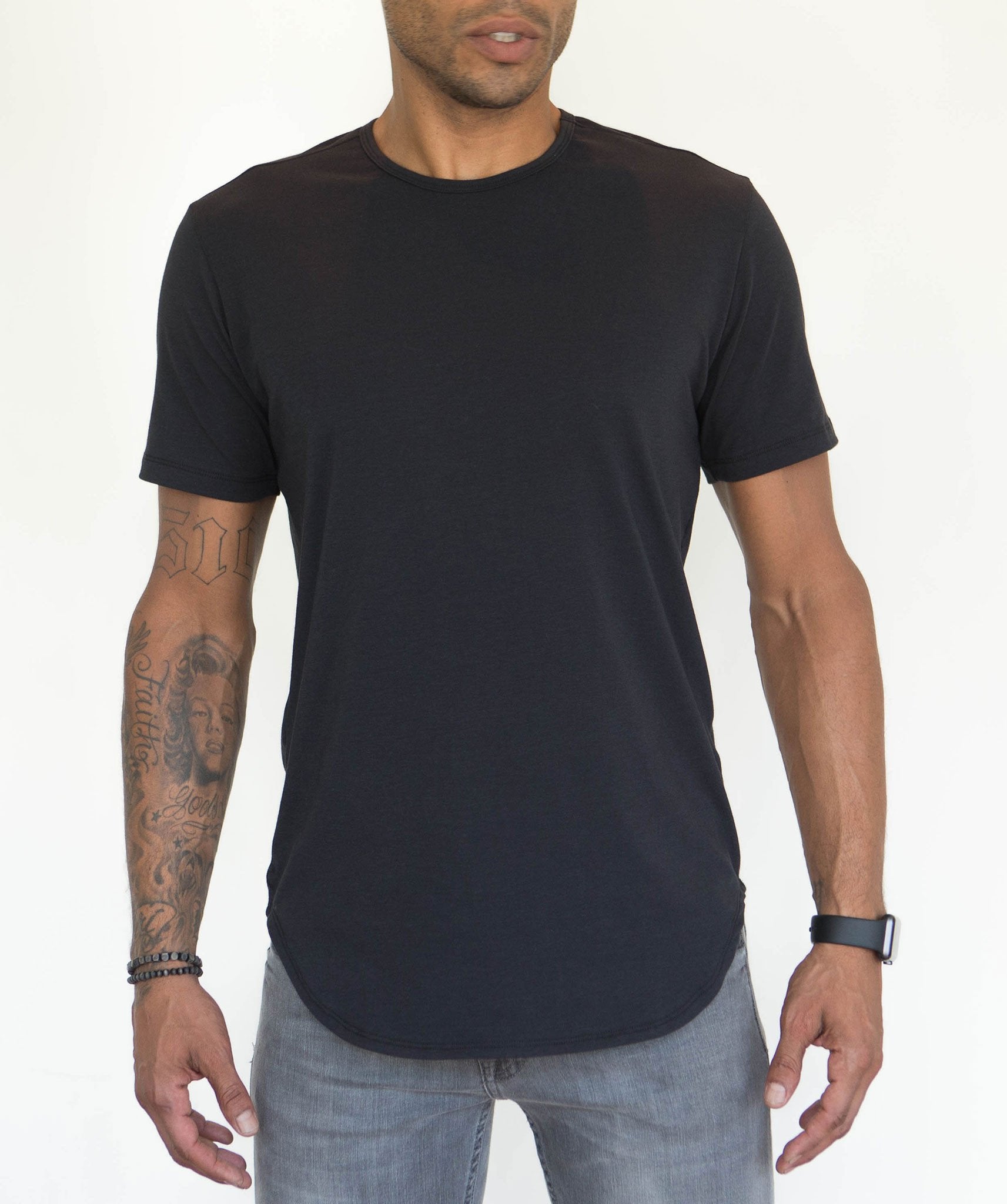 Black Crew Elongated