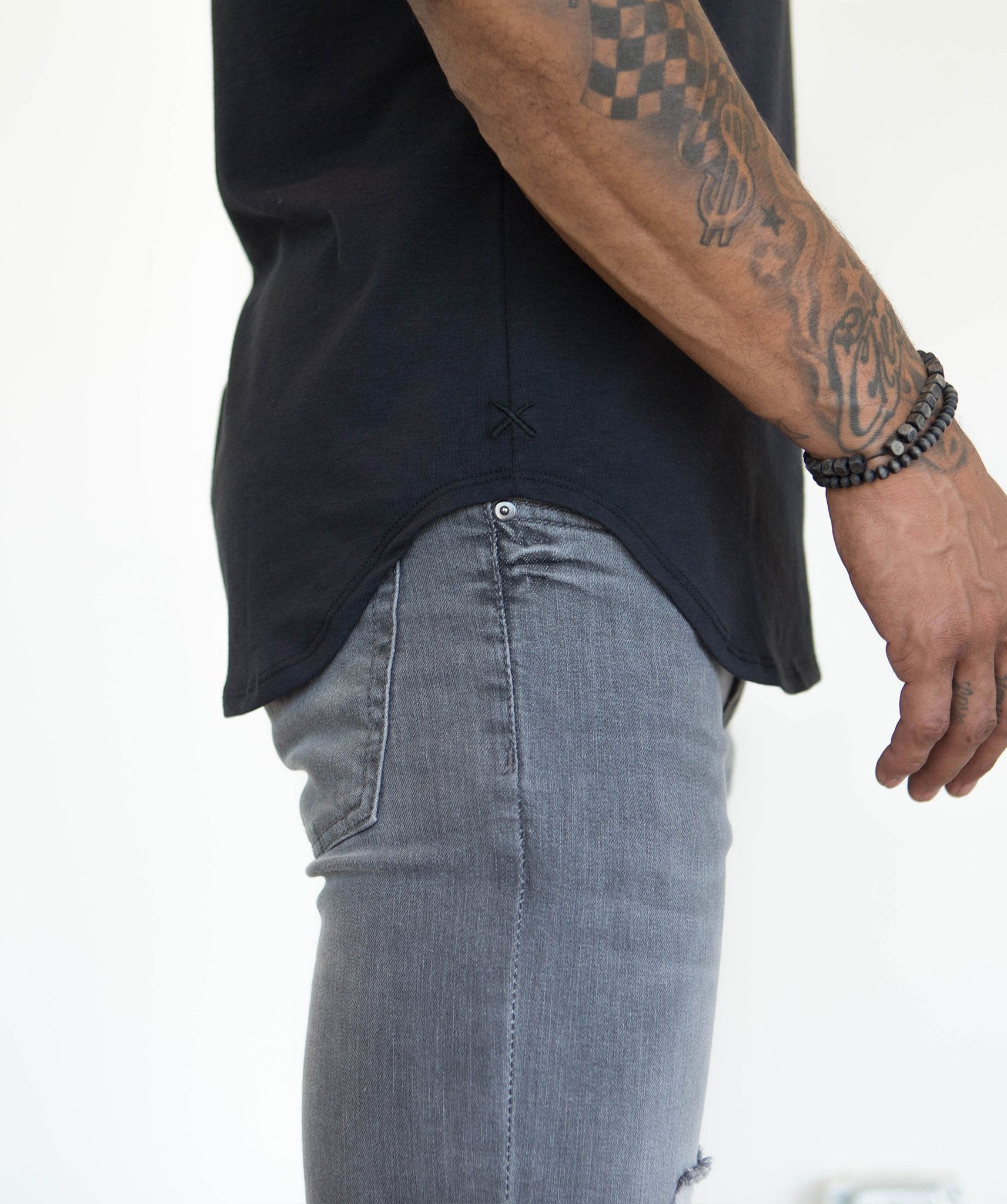 Black Crew Elongated