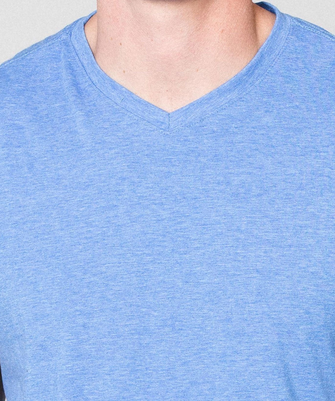 Blue V-Neck Regular