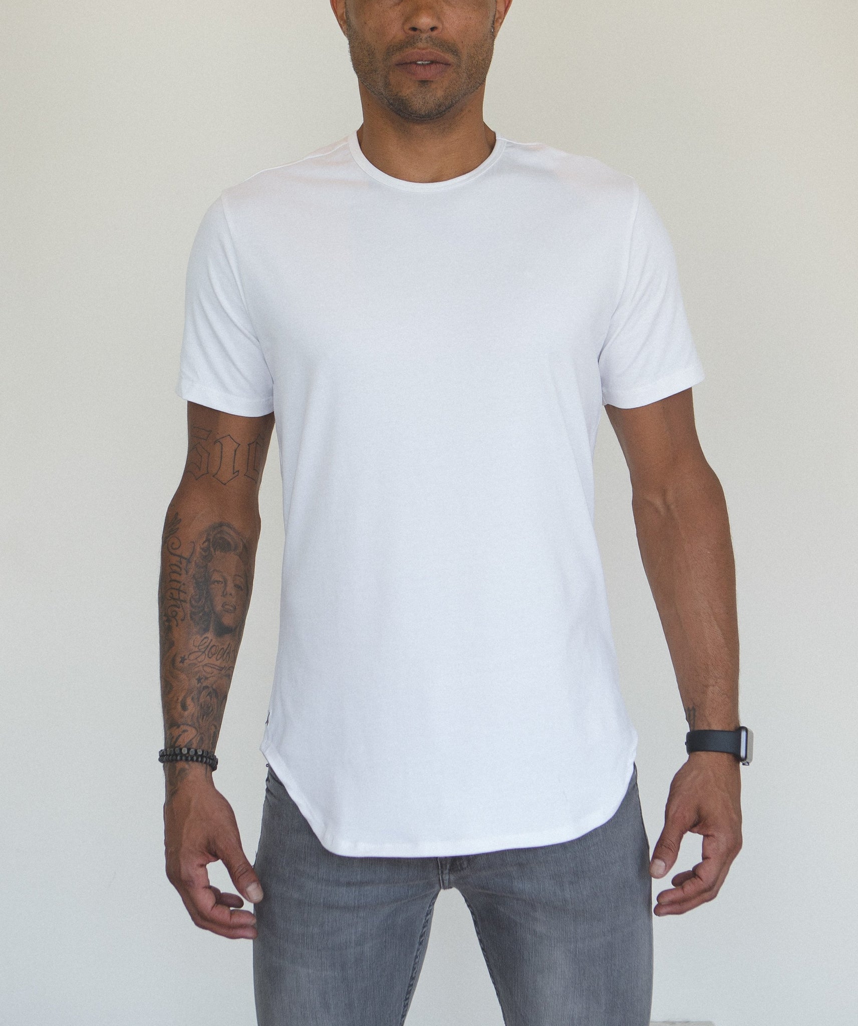 White Crew Elongated