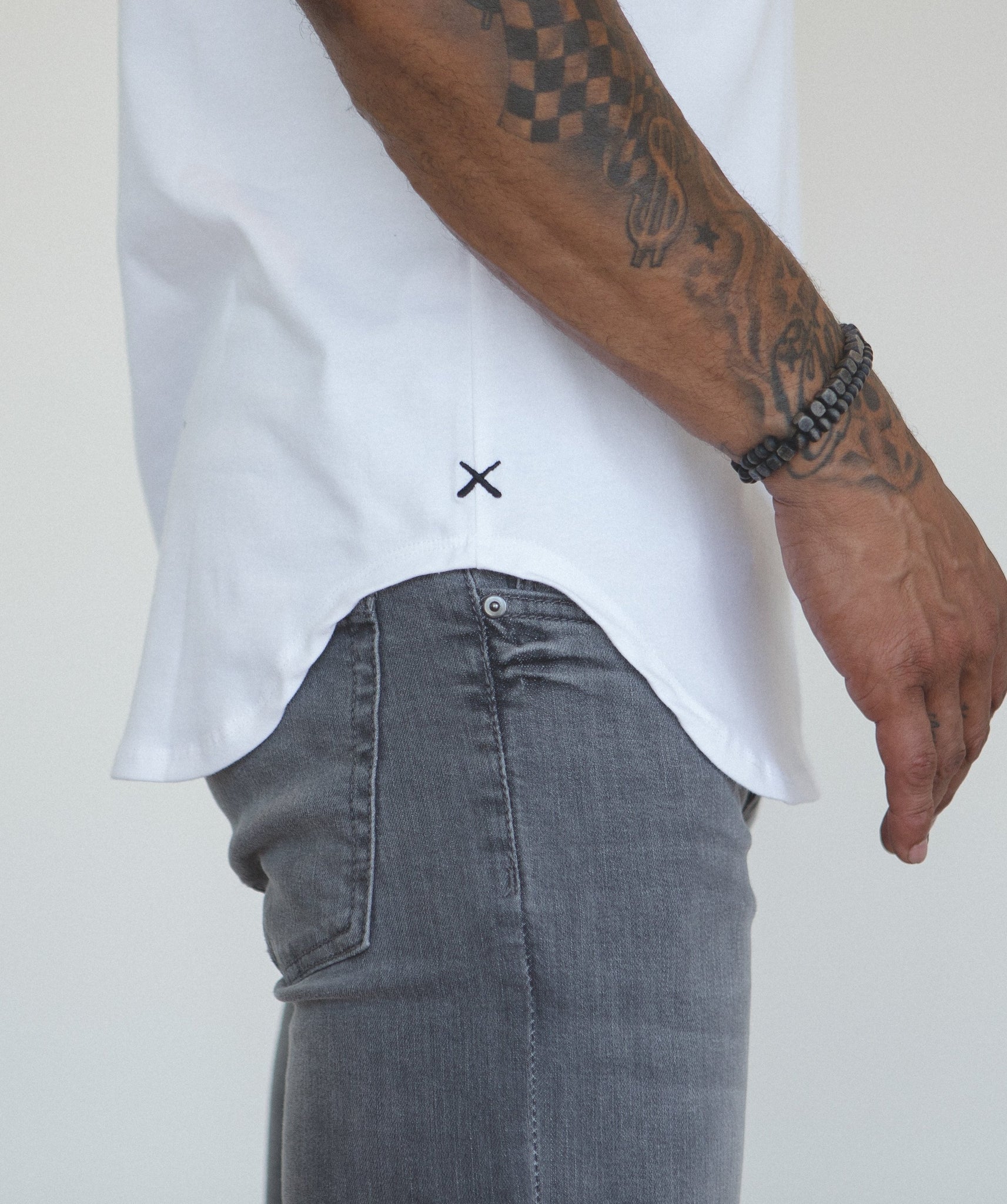 White Crew Elongated